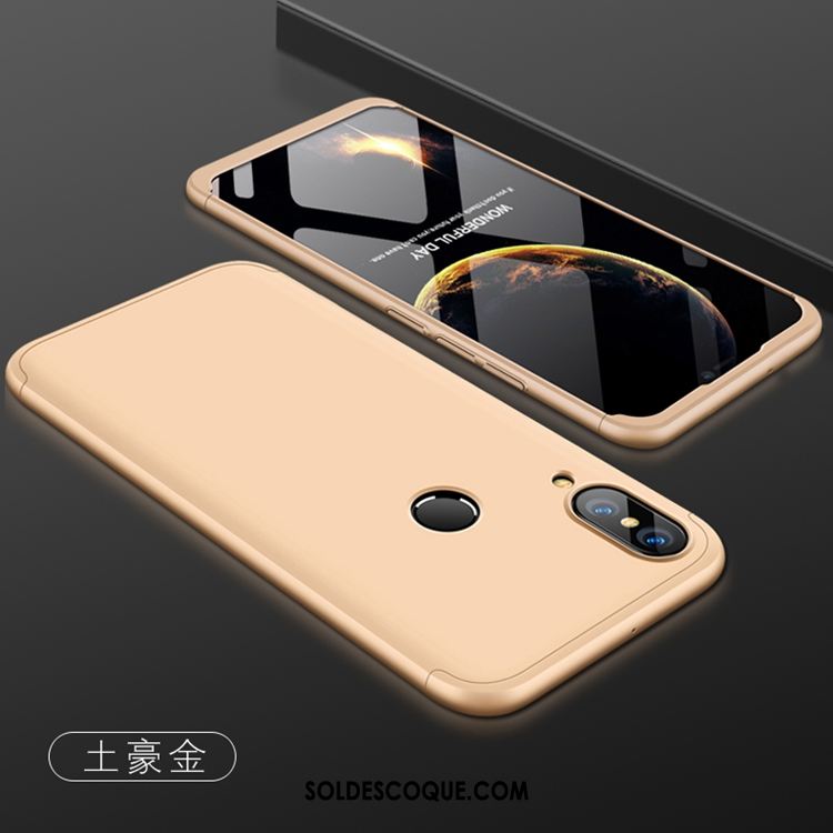 Coque Huawei P20 Lite Anneau Étui Or Protection Chat Pas Cher