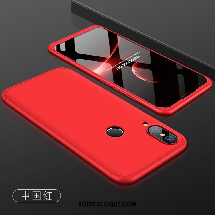 Coque Huawei P20 Lite Anneau Étui Or Protection Chat Pas Cher