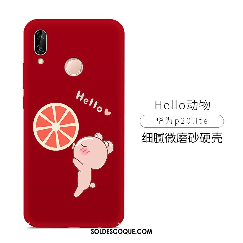 Coque Huawei P20 Lite Créatif Charmant Téléphone Portable Peinture Net Rouge Soldes