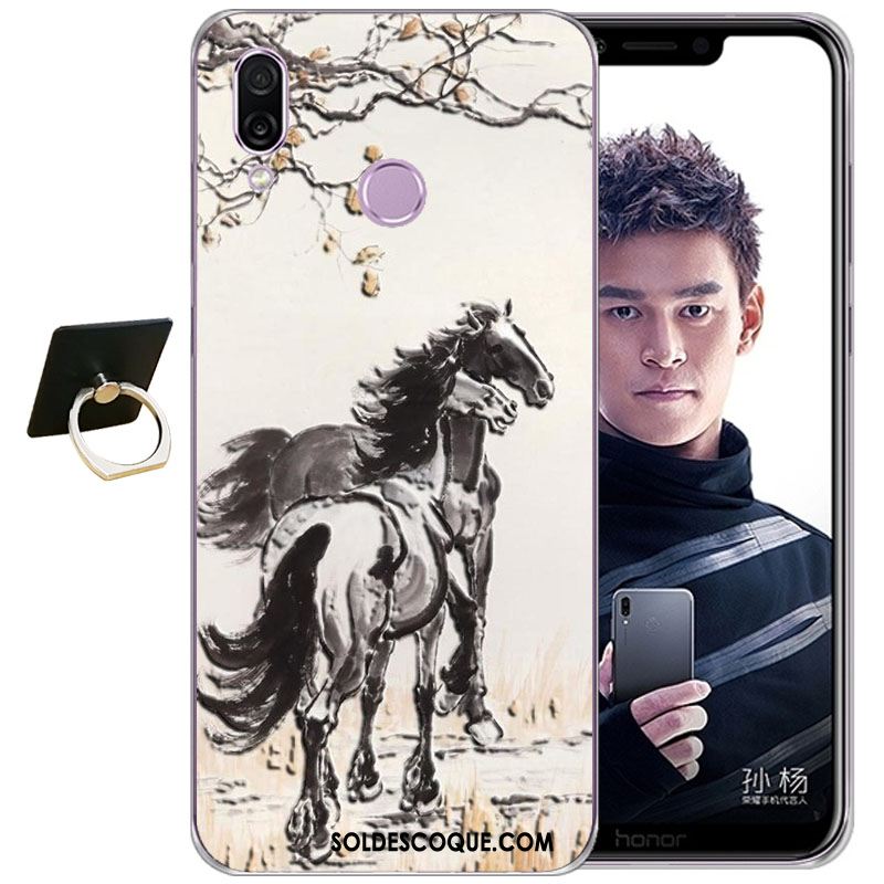 Coque Huawei P20 Lite Gaufrage Créatif Protection Silicone Dessin Animé Housse Soldes