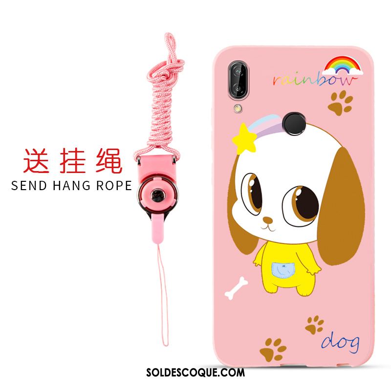 Coque Huawei P20 Lite Incassable Rose Téléphone Portable Beau Créatif En Ligne