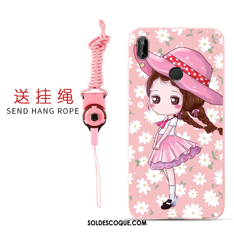 Coque Huawei P20 Lite Incassable Rose Téléphone Portable Beau Créatif En Ligne