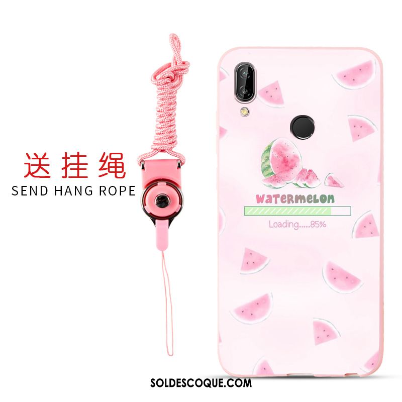 Coque Huawei P20 Lite Incassable Rose Téléphone Portable Beau Créatif En Ligne