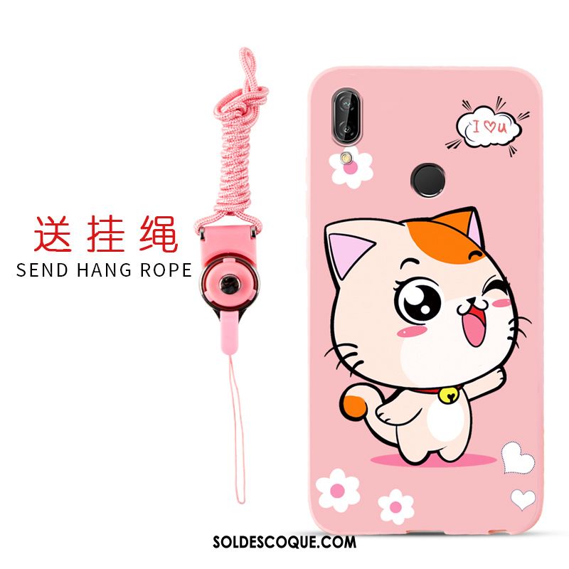 Coque Huawei P20 Lite Incassable Rose Téléphone Portable Beau Créatif En Ligne