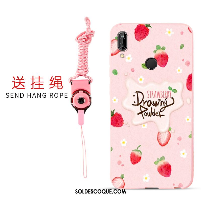 Coque Huawei P20 Lite Incassable Rose Téléphone Portable Beau Créatif En Ligne