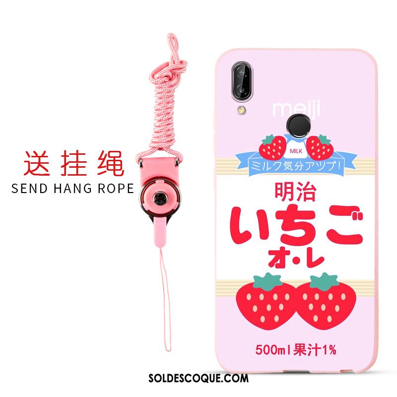 Coque Huawei P20 Lite Incassable Rose Téléphone Portable Beau Créatif En Ligne