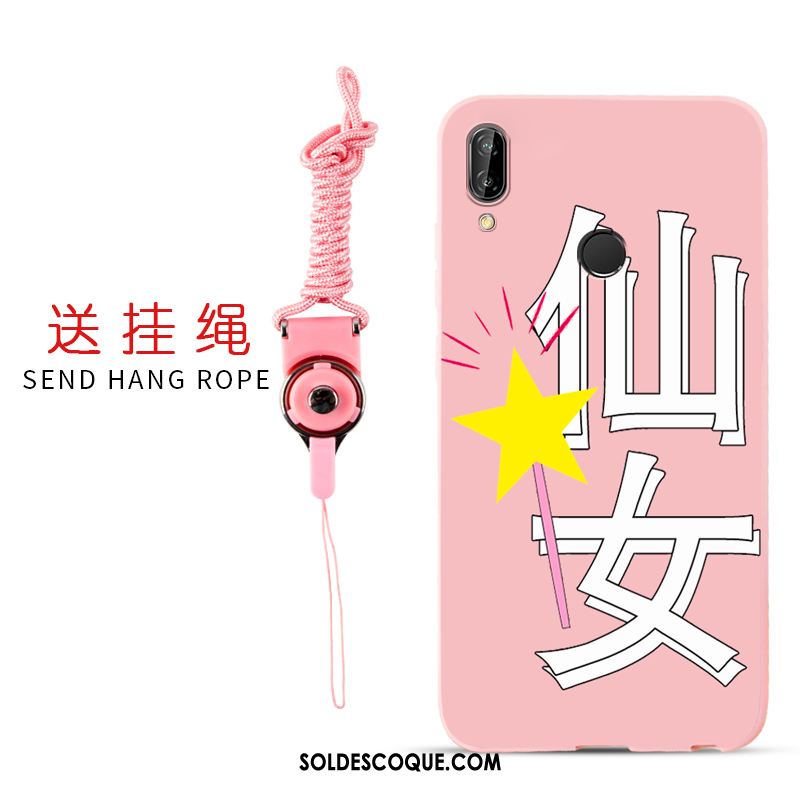 Coque Huawei P20 Lite Incassable Rose Téléphone Portable Beau Créatif En Ligne