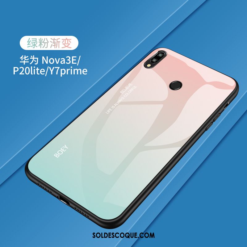 Coque Huawei P20 Lite Jaune Jeunesse Protection Téléphone Portable Verre Trempé Pas Cher