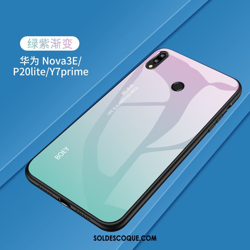 Coque Huawei P20 Lite Jaune Jeunesse Protection Téléphone Portable Verre Trempé Pas Cher