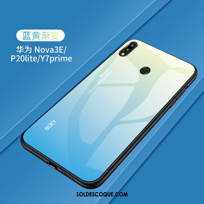 Coque Huawei P20 Lite Jaune Jeunesse Protection Téléphone Portable Verre Trempé Pas Cher