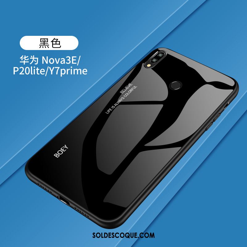 Coque Huawei P20 Lite Jaune Jeunesse Protection Téléphone Portable Verre Trempé Pas Cher