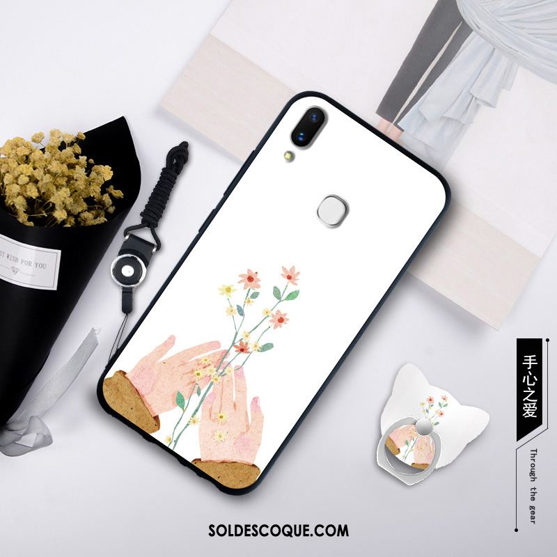 Coque Huawei P20 Lite Jeunesse Fluide Doux Blanc Téléphone Portable Protection En Ligne