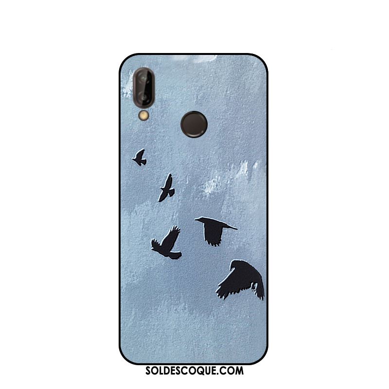 Coque Huawei P20 Lite Ornements Suspendus Plume Étui Téléphone Portable Protection France