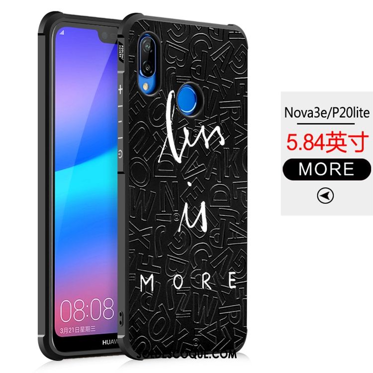 Coque Huawei P20 Lite Protection Étui Téléphone Portable Noir Tout Compris Soldes