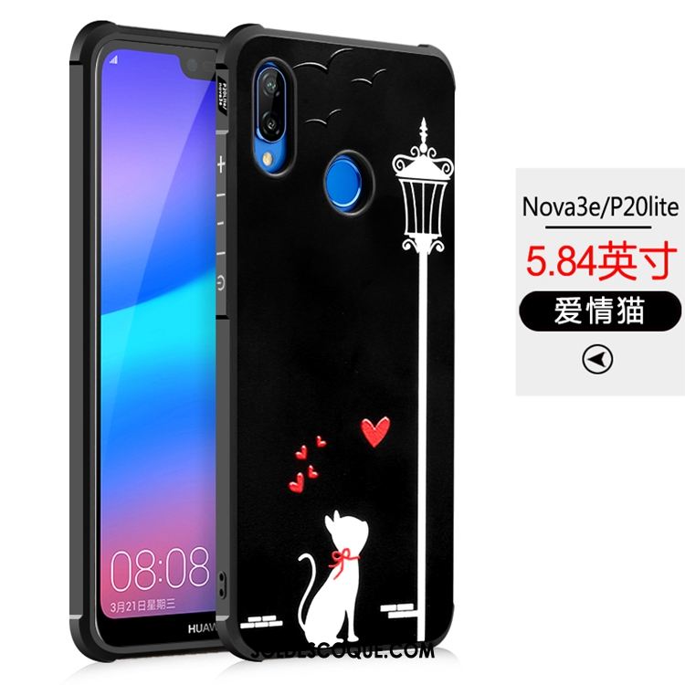 Coque Huawei P20 Lite Protection Étui Téléphone Portable Noir Tout Compris Soldes