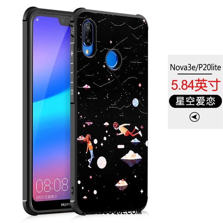 Coque Huawei P20 Lite Protection Étui Téléphone Portable Noir Tout Compris Soldes