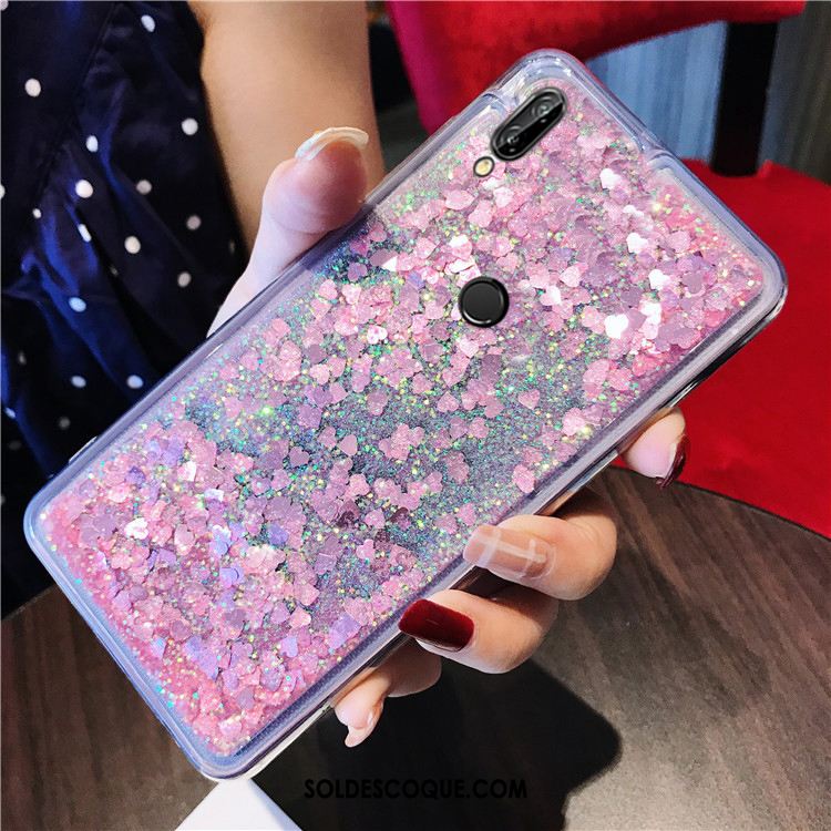 Coque Huawei P20 Lite Quicksand Silicone Liquide Fluide Doux Étui Soldes