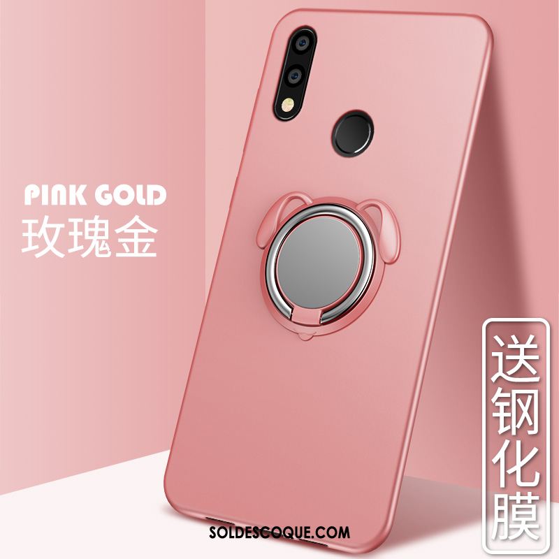 Coque Huawei P20 Lite Silicone Fluide Doux Incassable Or Rose Protection Pas Cher