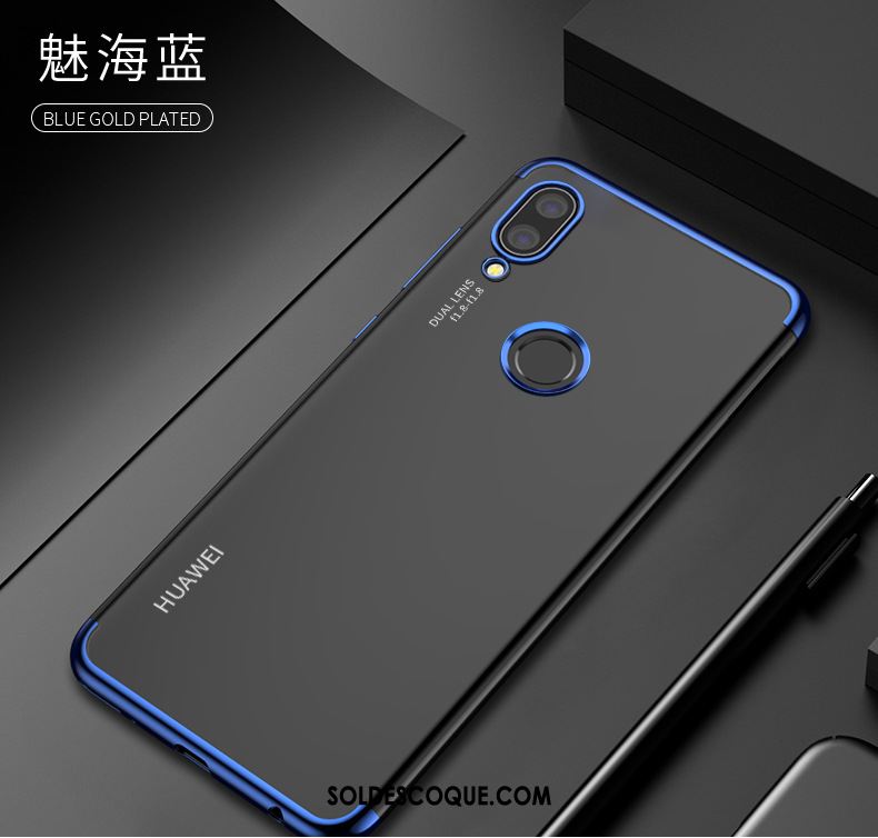 Coque Huawei P20 Lite Tout Compris Transparent Téléphone Portable Silicone Étui Soldes