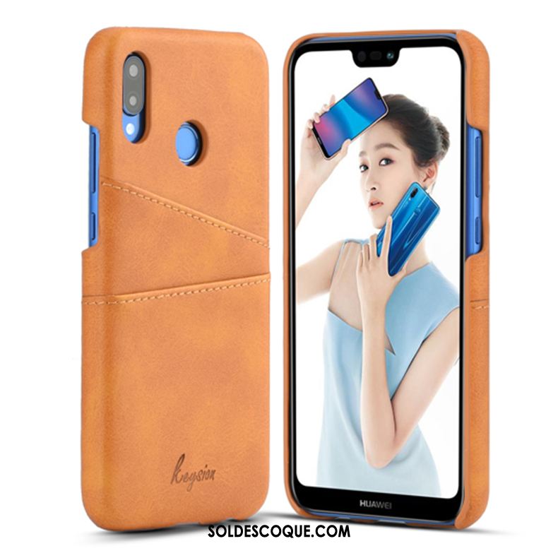 Coque Huawei P20 Lite Téléphone Portable Incassable Carte Jours Cuir Pas Cher