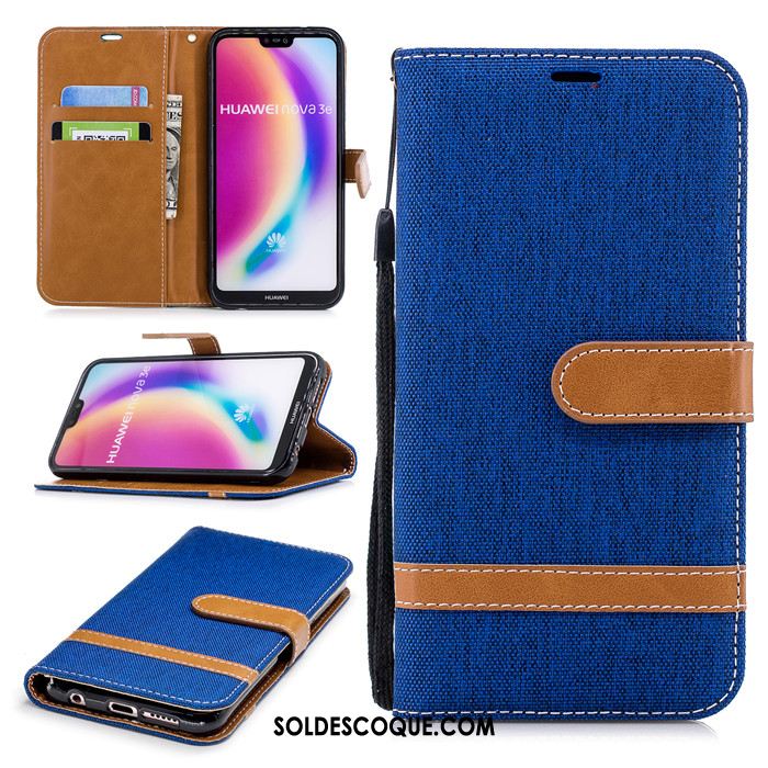 Coque Huawei P20 Lite Téléphone Portable Protection Incassable Étui Étui En Cuir Housse Soldes