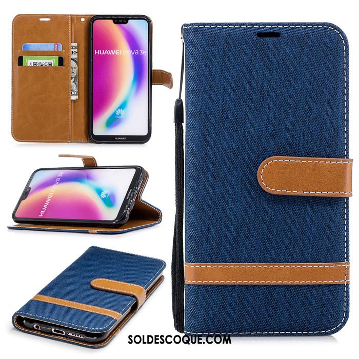 Coque Huawei P20 Lite Téléphone Portable Protection Incassable Étui Étui En Cuir Housse Soldes