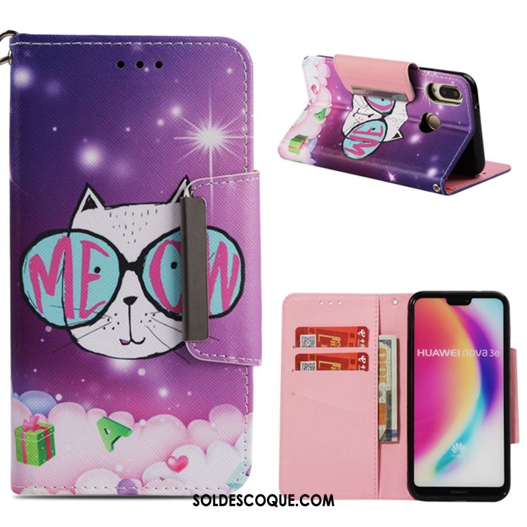 Coque Huawei P20 Lite Violet Téléphone Portable Tout Compris Clamshell Incassable En Vente