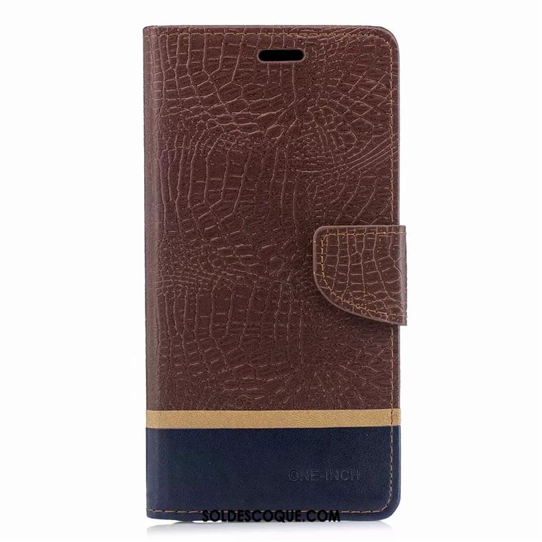 Coque Huawei P20 Lite Étui En Cuir Marron Protection Téléphone Portable Business Soldes