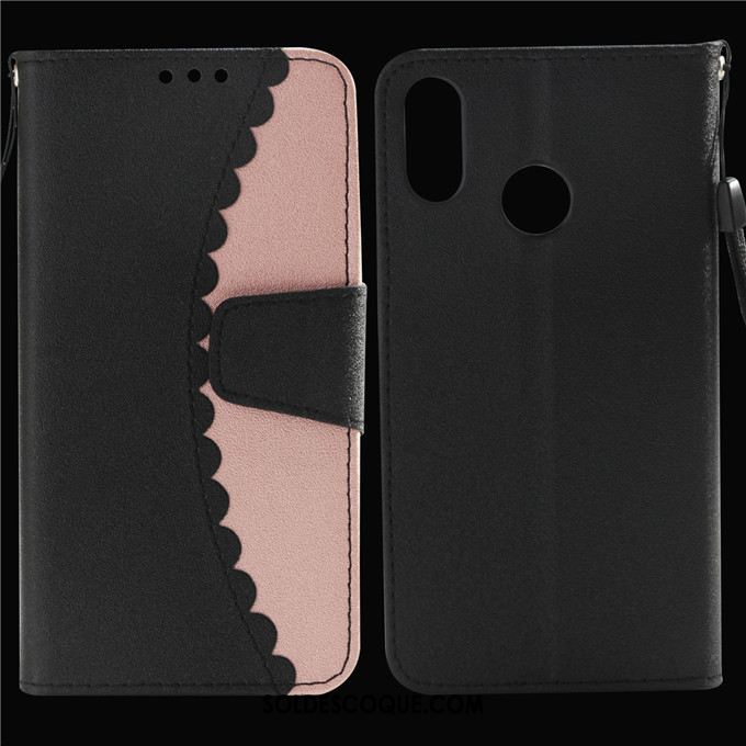 Coque Huawei P20 Lite Étui En Cuir Téléphone Portable Tout Compris Noir Protection Housse Soldes