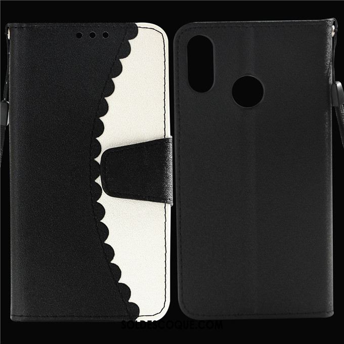 Coque Huawei P20 Lite Étui En Cuir Téléphone Portable Tout Compris Noir Protection Housse Soldes