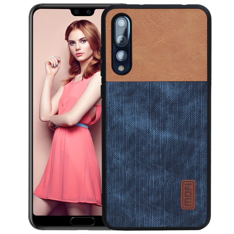 Coque Huawei P20 Ornements Suspendus Bleu Silicone Nouveau Personnalité En Ligne