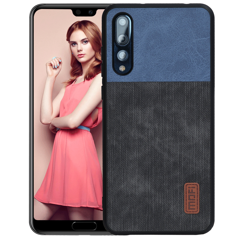 Coque Huawei P20 Ornements Suspendus Bleu Silicone Nouveau Personnalité En Ligne