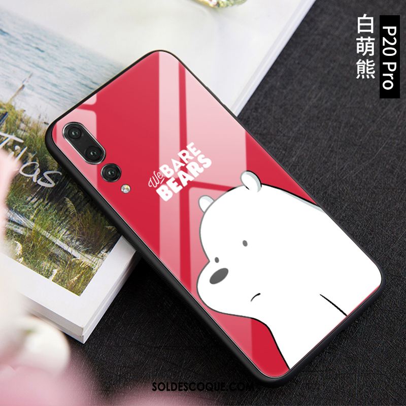 Coque Huawei P20 Pro Charmant Amoureux Tendance Étui Rouge Pas Cher