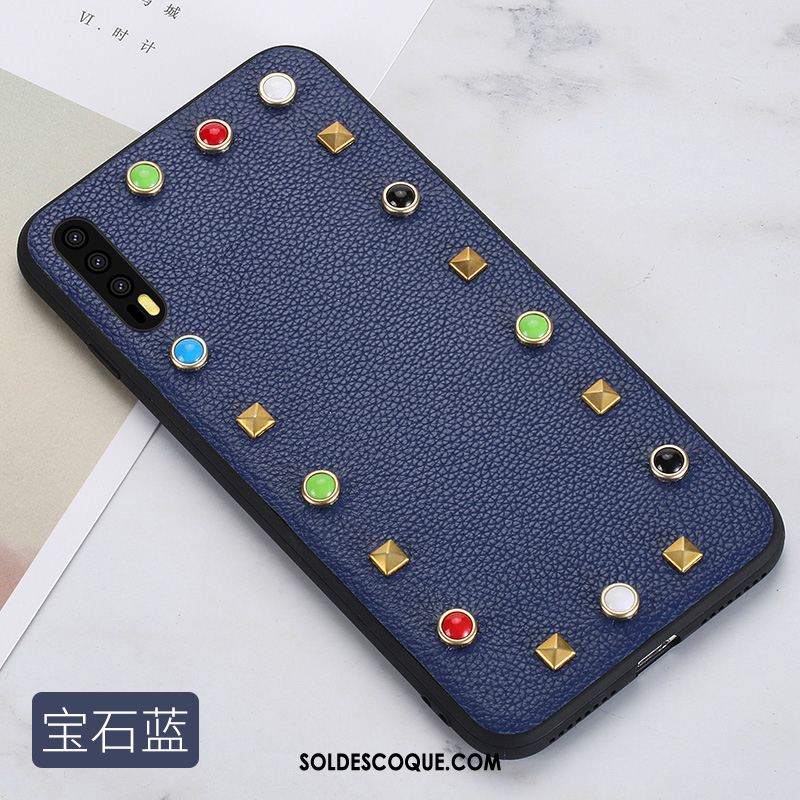 Coque Huawei P20 Pro Cuir Véritable Protection Incassable Téléphone Portable Étui En Ligne