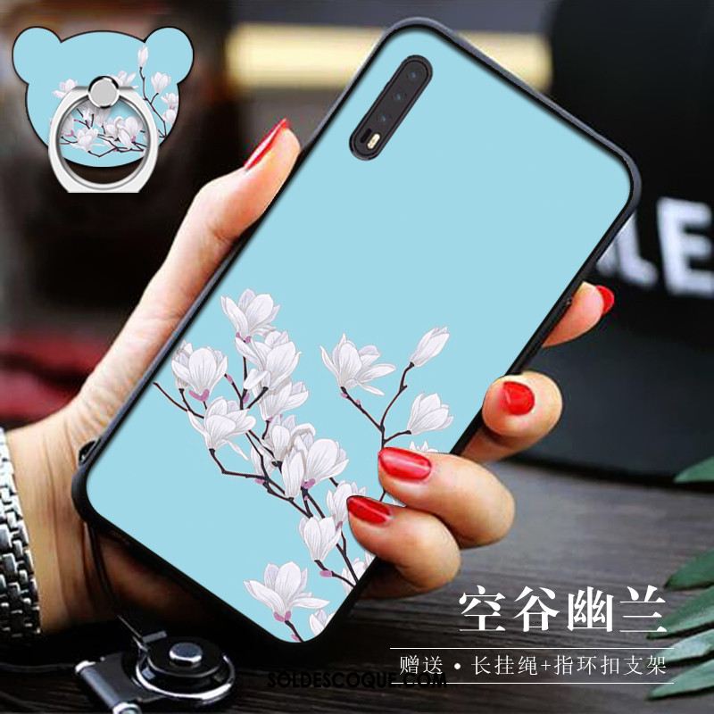 Coque Huawei P20 Pro Dessin Animé Créatif Fluide Doux Tout Compris Anneau Pas Cher