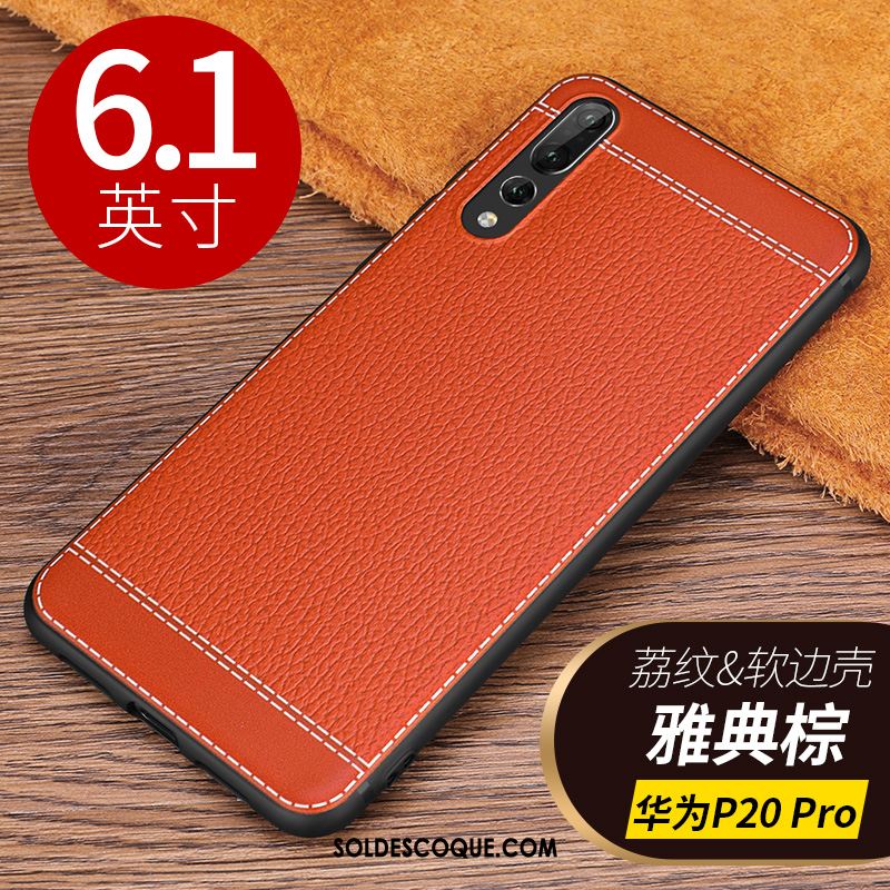 Coque Huawei P20 Pro Fluide Doux Business Incassable Marque De Tendance Téléphone Portable Pas Cher