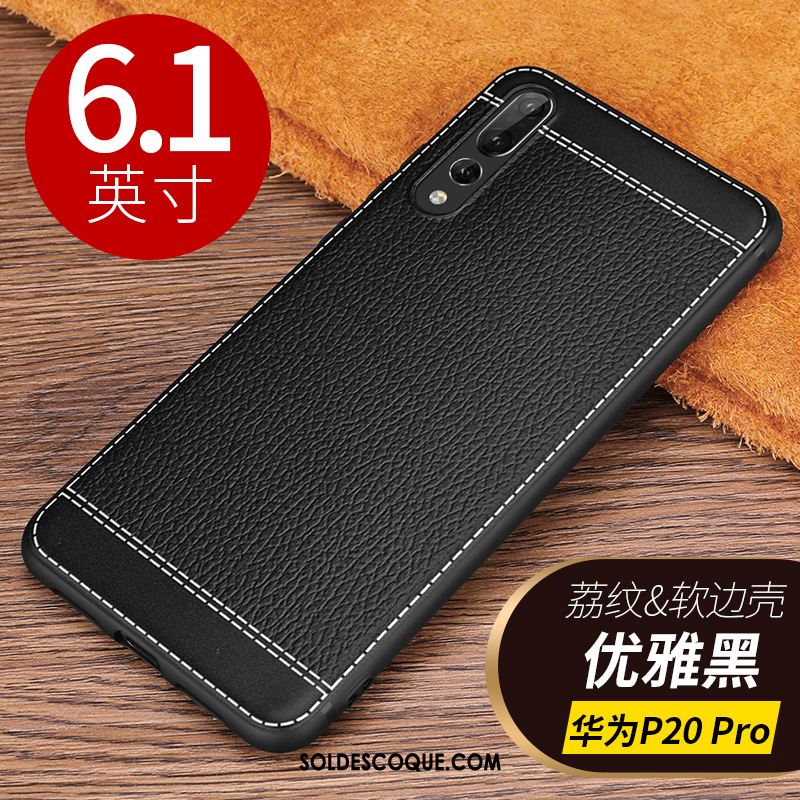 Coque Huawei P20 Pro Fluide Doux Business Incassable Marque De Tendance Téléphone Portable Pas Cher