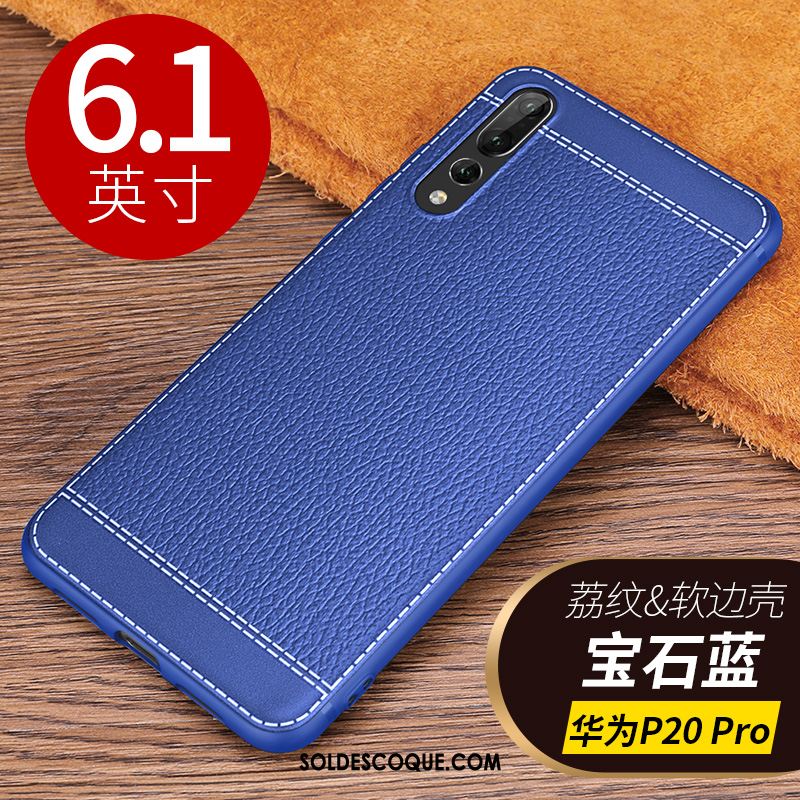 Coque Huawei P20 Pro Fluide Doux Business Incassable Marque De Tendance Téléphone Portable Pas Cher