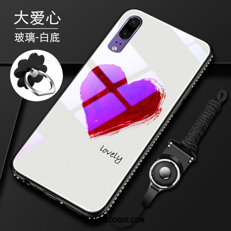 Coque Huawei P20 Pro Mode Fluide Doux Personnalité Net Rouge Téléphone Portable Pas Cher