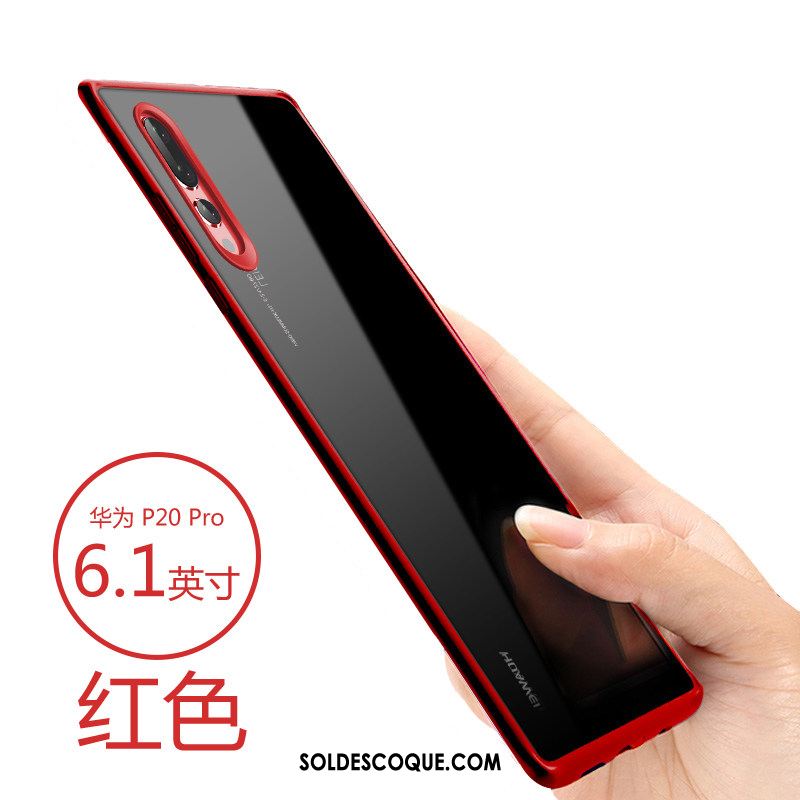 Coque Huawei P20 Pro Noir Incassable Très Mince Silicone Protection Soldes