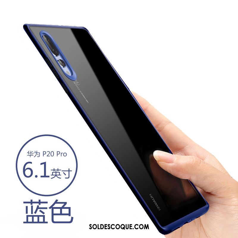 Coque Huawei P20 Pro Noir Incassable Très Mince Silicone Protection Soldes