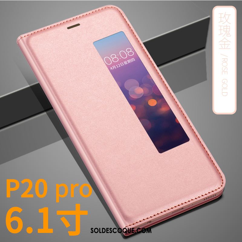 Coque Huawei P20 Pro Or Étui Protection Personnalité Étui En Cuir Soldes