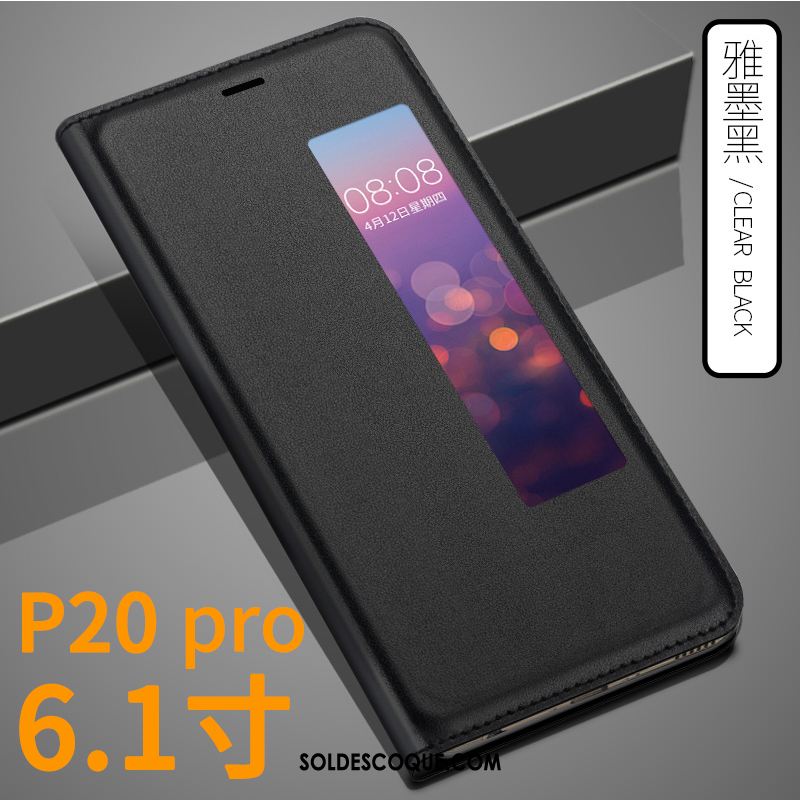 Coque Huawei P20 Pro Or Étui Protection Personnalité Étui En Cuir Soldes