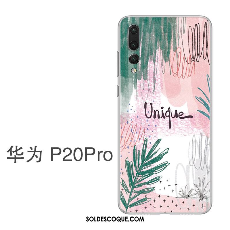 Coque Huawei P20 Pro Ornements Suspendus Tendance Silicone Étui Fluide Doux Soldes