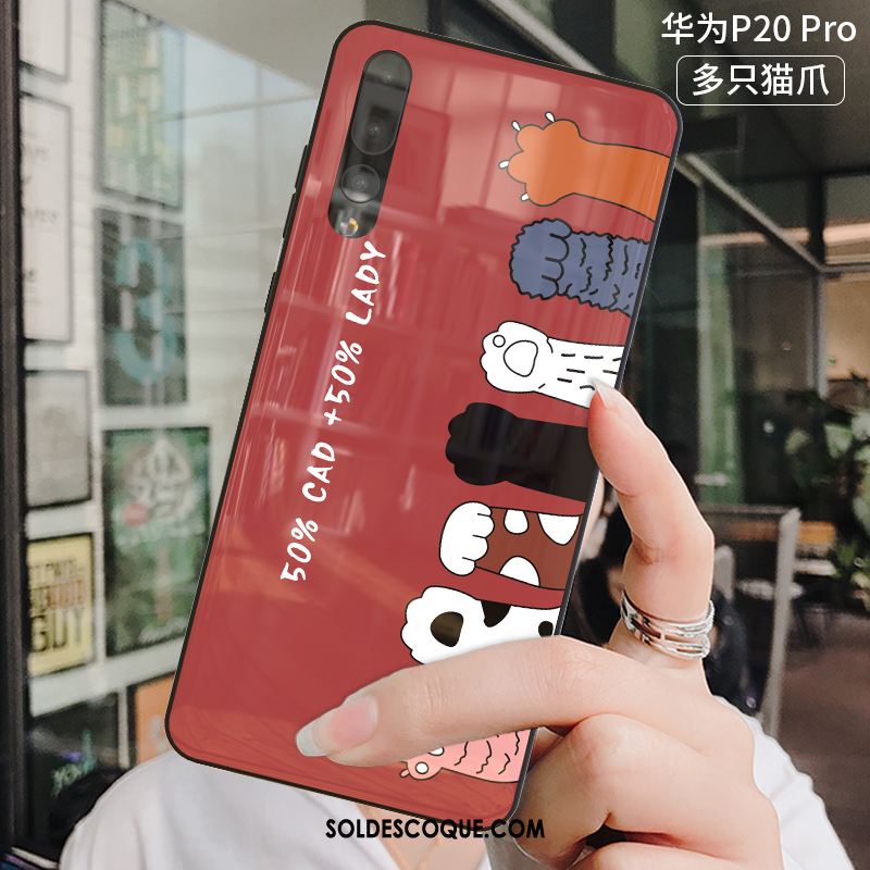 Coque Huawei P20 Pro Personnalité Protection Verre Trempé Créatif Silicone Pas Cher