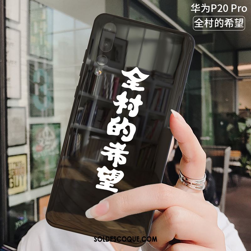 Coque Huawei P20 Pro Personnalité Protection Verre Trempé Créatif Silicone Pas Cher