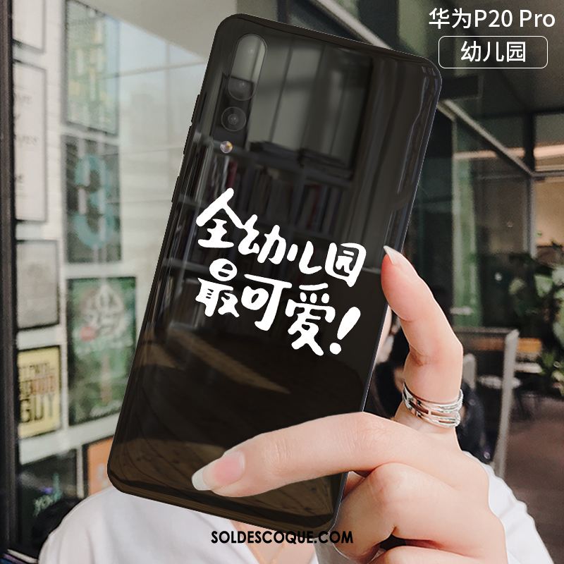 Coque Huawei P20 Pro Personnalité Protection Verre Trempé Créatif Silicone Pas Cher