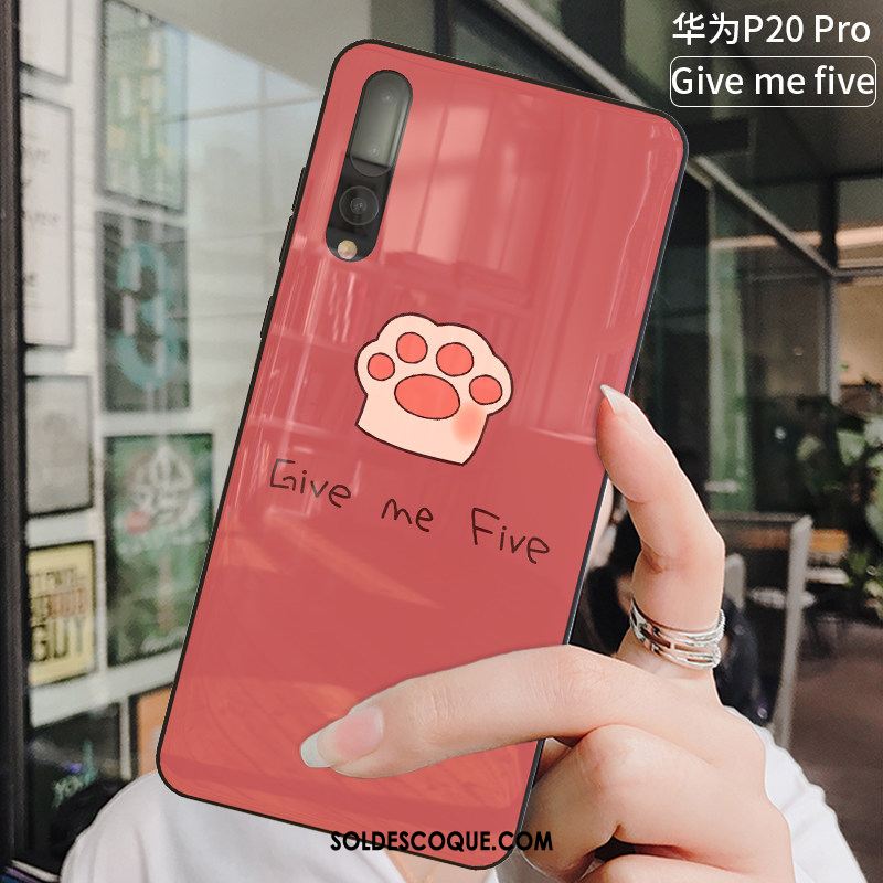 Coque Huawei P20 Pro Personnalité Protection Verre Trempé Créatif Silicone Pas Cher