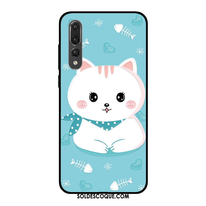 Coque Huawei P20 Pro Personnalité Silicone Tendance Étui Vert En Vente