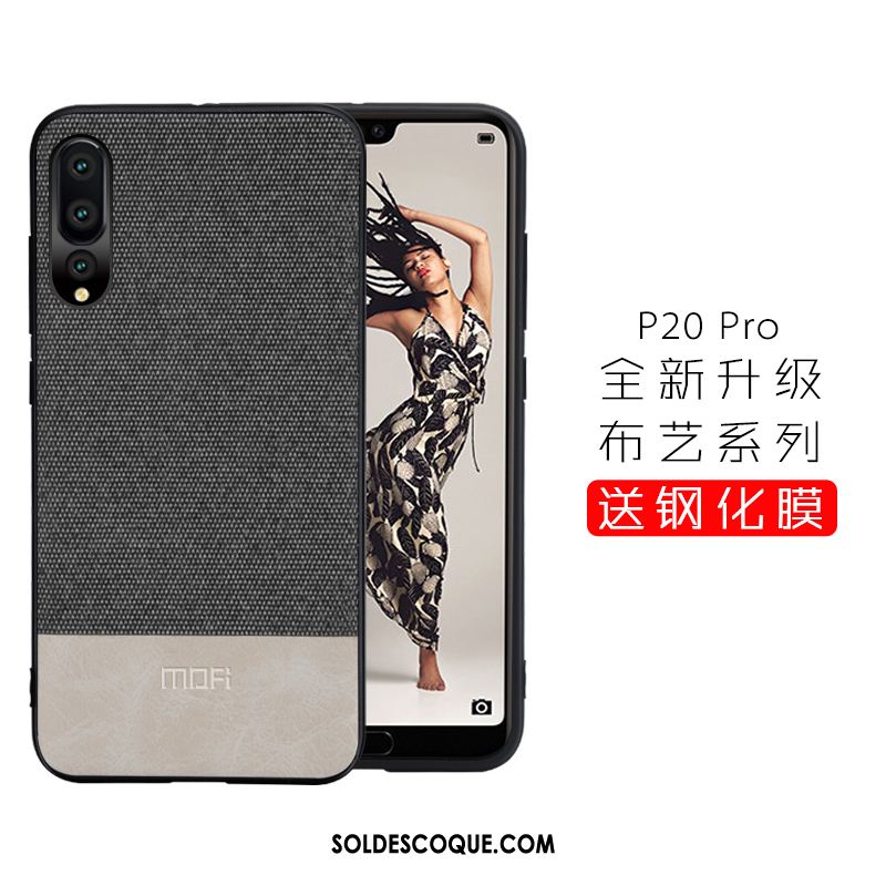 Coque Huawei P20 Pro Protection Incassable Étui Marque De Tendance Gris Soldes